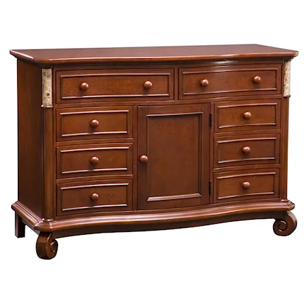 Combo Dresser with Door